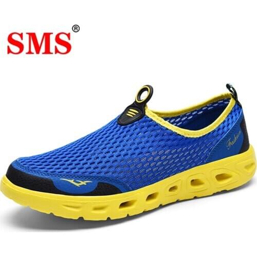 New Men Casual Shoes Sneakers Fashion Light Breathable Summer Sandals Outdoor Beach Vacation Mesh Shoes Zapatos De Hombre