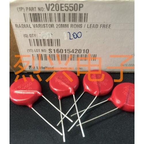 Original New 100% V20E550P DIP varistor P20V550 20mm (Inductor)