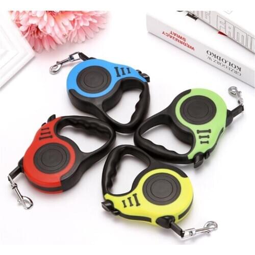 Durable Dog Leash Automatic Retractable Nylon Dog Lead Extending Puppy Walking Running Leads For Small Medium Dogs Pet Supplies