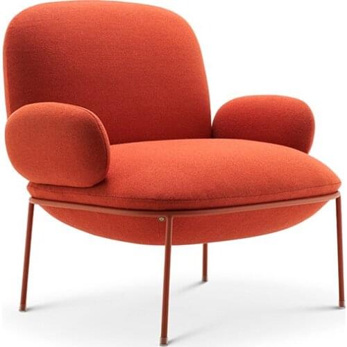 TT Customized Nordic Simple Modern Living Room Bedroom Balcony Chair Fabric Leisure Single Small Couch