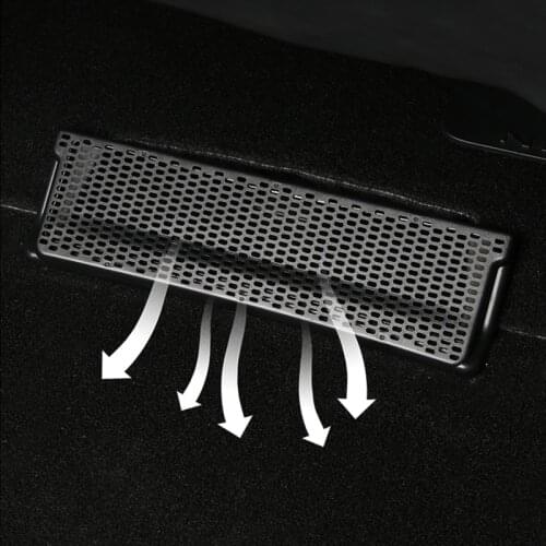 Car Rear Seat Air Conditioning Duct Outlet Cover Tesla Model Y Dustproof Protector Cover For Tesla Model Y 2021 2022 Accessories