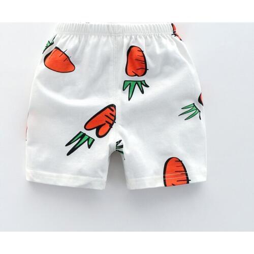Kids Baby Girl Elastic Mid Waist Shorts Clothing Summer Children Casual Character Straight Slim Fit Bottom Short Pants