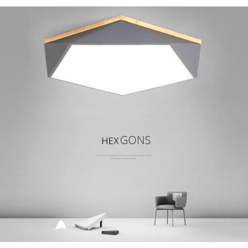 Modern LED ceiling lamp minimalist room lamp art creative macaron For Living Room bedroom Lighting Fixture Home Remote Control