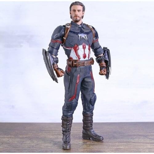 Crazy Toys Avengers Endgame Captain America 1/6th Scale Collectible PVC Figure Model Toy