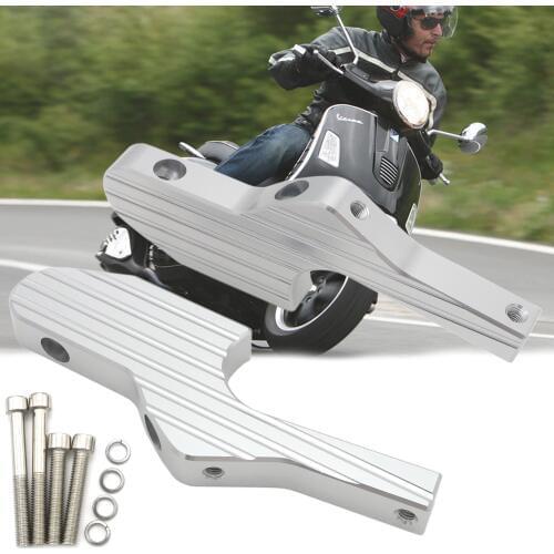 Passenger Foot Peg Extensions Extended Footpegs for Vespa GT GTS GTV 60 125 150 200 250 300 300ie