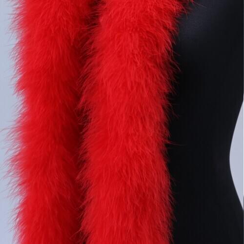 Top Quality 50g Turkey Feather Boa Super Fluffy Soft Turkey Trim Shawl/Scarf Wedding Dress Decoration feathers for Crafts