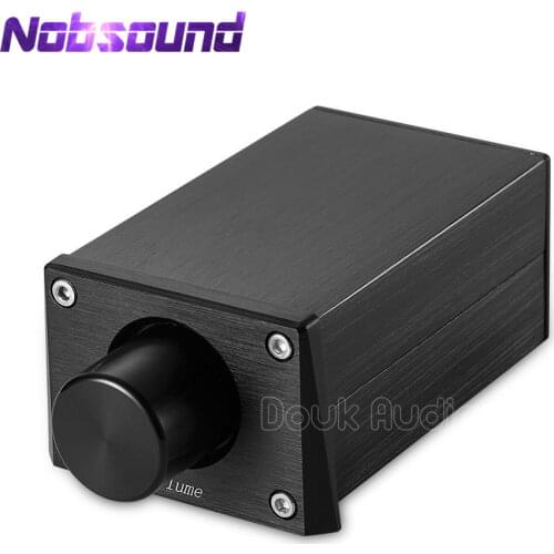 Nobsound High Precision Passive Preamp Volume Controller HiFi Pre-Amplifiers Match Power Amplifiers Or Active Speakers