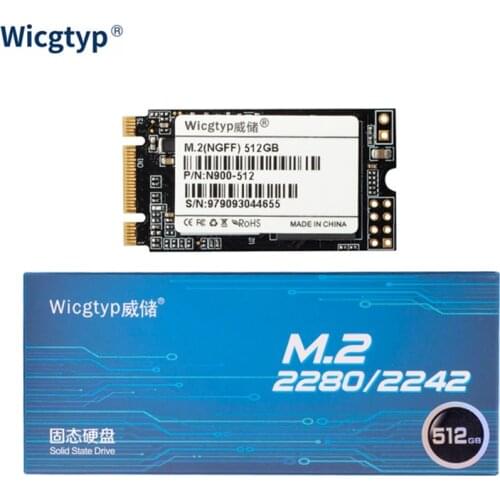 Wicgtyp M.2 SSD 128GB 256GB 512GB 1TB SSD M2 SATA NGFF M.2 2242 128gb 256gb 512gb 1TB HDD For Computer Notebook Smartbook 133t