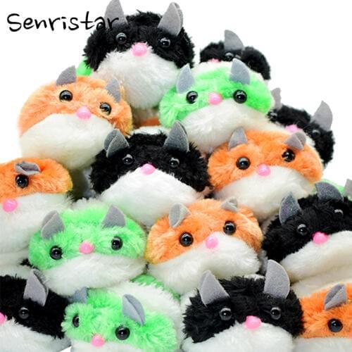 Funny Playing Vibration Cute Mini Mice Toys For Cats Plush Pulling Ring vibration Interactive Kitten Rat Toy Pet Cat Mouse Toys