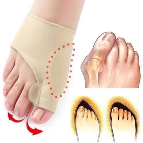 1 Pair Big Toe Hallux Valgus Corrector Braces Protector Orthotics Bone Thumb Adjuster Correction Pedicure Socks Bunion Useful