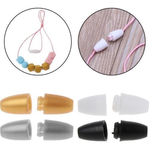 10pair Bead Clasp Breakaway Plastic Clasp Safety For Baby DIY Necklace Pacifier Chain Lobster Bracelet Hook Closure Baby Teether