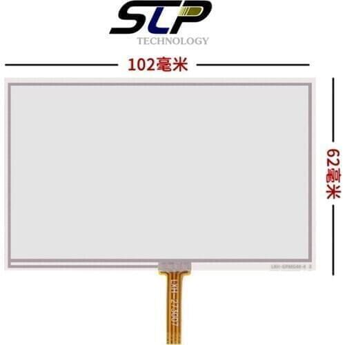 10 Pcs New 4.3''inch 102mm*62mm Touchscreen for Hsd043i9w1-a00 GPS Resistive Touch screen handwriting Panel Glass Free Shipping