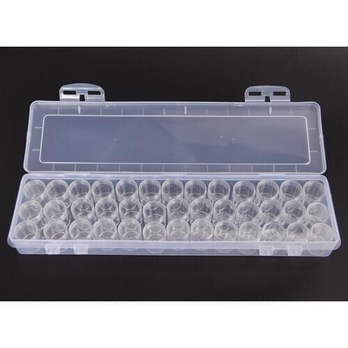 39/46 Grids round bottle diamond painting Accessories Diamond Embroidery Cases PP plastics Box Organizer Home Storage boxes