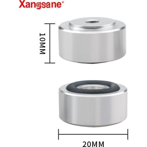 Xangsane 4pcs all-aluminum alloy audio shock-absorbing shock-absorbing audio mat HIFI tube amplifier shock-proof anti-skid mat