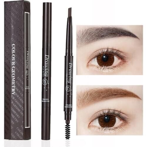 Lameila Double-head Automatic Eyebrow Pencil Waterproof Sweat-proof 6 Colors