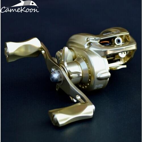 CAMEKOON Aluminum Alloy Frame 10+1 Ball Bearings 7.3:1 Gear Ratio High Speed Baitcast Reel For Fishing