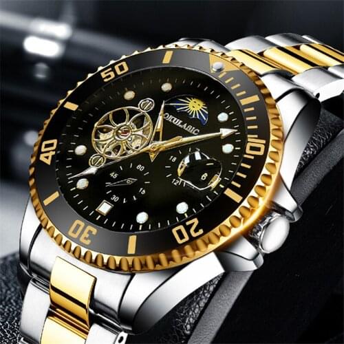 Augulas automatic mechanical watch tourbillon trend multifunctional luminous watch mens waterproof