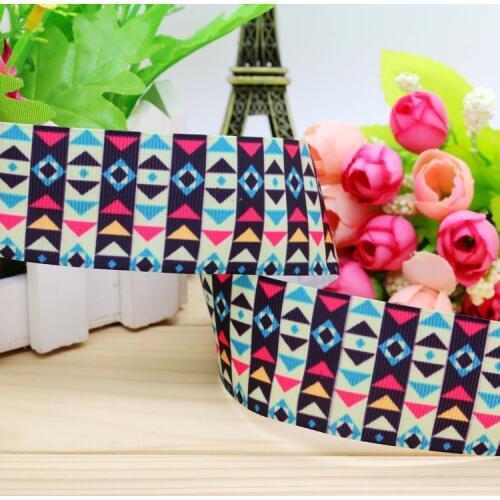 DUWES DHK 1.5'' Free shipping tribal printed grosgrain ribbon hair bow headwear party decoration wholesale OEM 38mm H4631