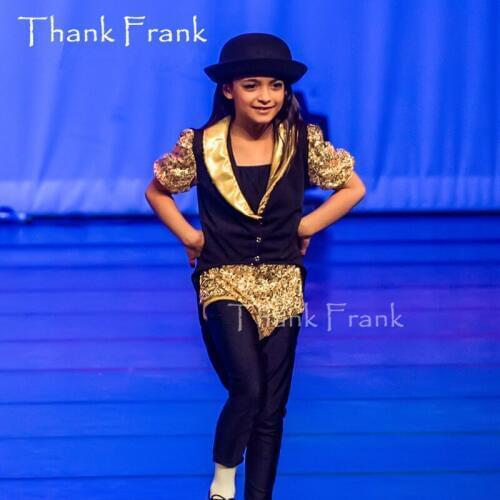 Tails Jazz Modern Dance Costume For Kids Boys Girls Adult C206