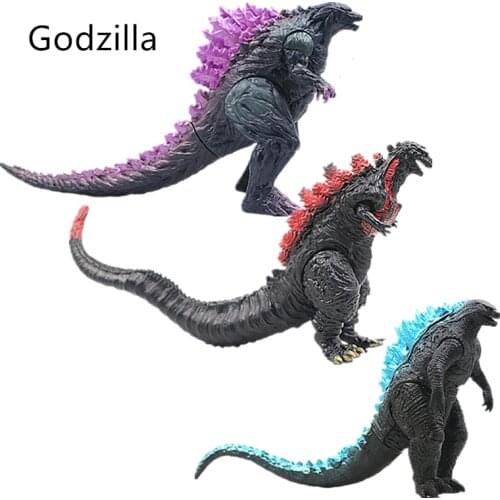 Godzilla King Of Monsters Figure Soft Rubber Joint Movable PVC Toy Model Fury Monster Star Action Figure Figma Birthday Gifts