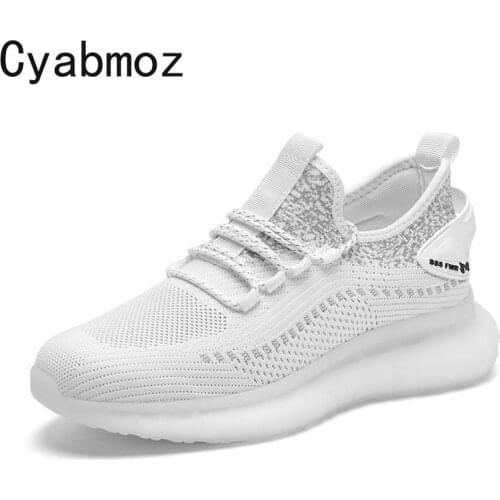 Men Taller 5/7cm Breathable Mesh Sneakers Comfortable Height Increasing Outdoor Casual Shoes Man Leisure Shoes