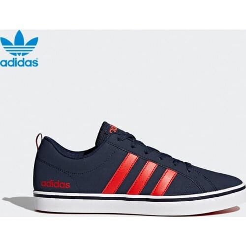Original Adidas Pace Vs Male Sports Shoes B74317 Adidas Men 'S Sneaker Casual Navy Blue Color