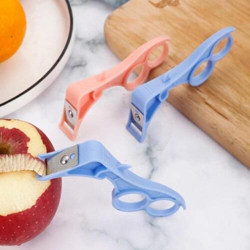 Vegetables Fruit Peeler Stainless Steel Apple Thin Skin Knife Peeler Potato Long Peel Ring Cooking Kitchen Tools Accessories