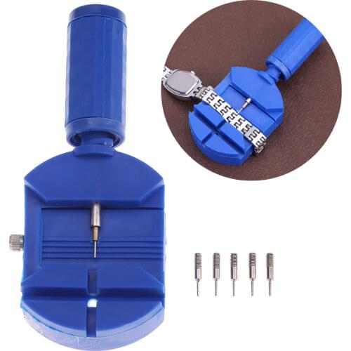 Watch Band Strap Bracelet Link Pins Remover Adjuster Watch Repair Tools Kit