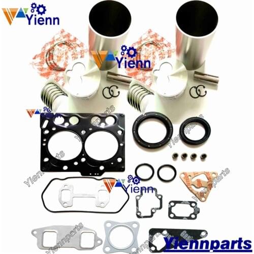 2TNE68 Overhaul Rebuild Kit For Yanmar Engine B08-3 SV08 VIO10 B1U-1 C25 Daewoo Solar 010 Komatsu PC03-2 Excavator Repair Parts