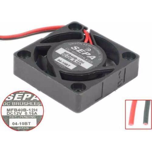 SEPA MFB40B-12H DC 12V 0.16A, 40x40x10mm Server Cooling Fan