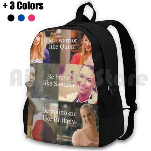 Glee The Unholy Outdoor Hiking Backpack Waterproof Camping Travel Quinn Fabray Santana Lopez Glee Brittany Pierce Brittany S