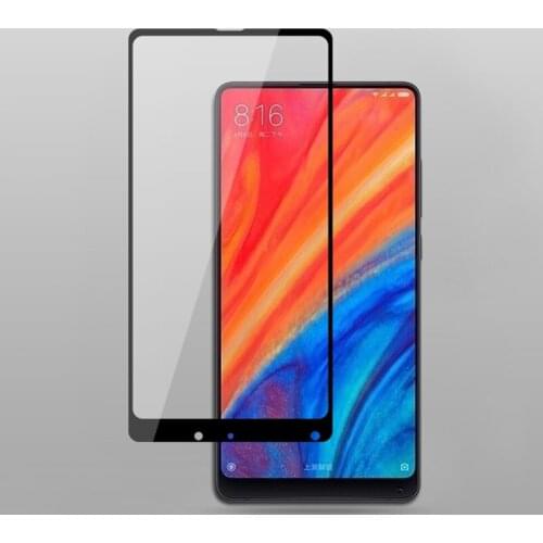 2PCS Full Gule Cover Glass for Xiaomi Mi Mix 2S / Mix 2 5.99" Screen Protector Tempered Glass Protective Film Glass MIx2 Mix2s