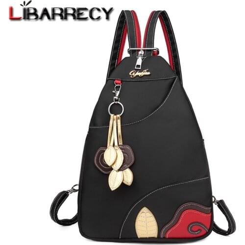 Tassel Design New Womens Backpack High Quality Oxford Fabric Ladies Anti-theft Backpack Fashion Women Travel Bags Bolso Mujer