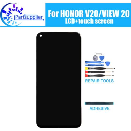 For Huawei HONOR VIEW 20 LCD Display + Touch Screen Digitizer Assembly 100% New Tested LCD Screen+Touch for HONOR V20 +Tools