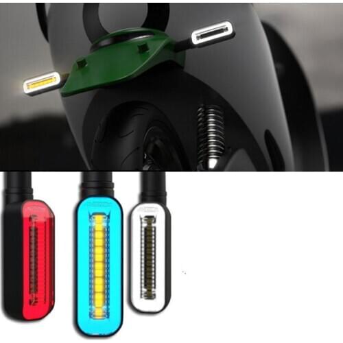 2pcs Led Motorcycle Accessories Turn Signal Highlight Daytime Running Lights Currency Motocross Signal Lights Dropshipping