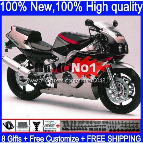 CBR400 RR For HONDA CBR 400 RR 400RR 1988 1989 1990 1991 1992 1993 136MC.139 CBR400RR grey glossy NC23 88 89 90 91 92 93 Fairing