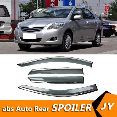 For Toyota VIOS 2008-2013 Window Visor Vent Shades Sun Rain Deflector Guard For s Auto Accessories 4PCS/SET