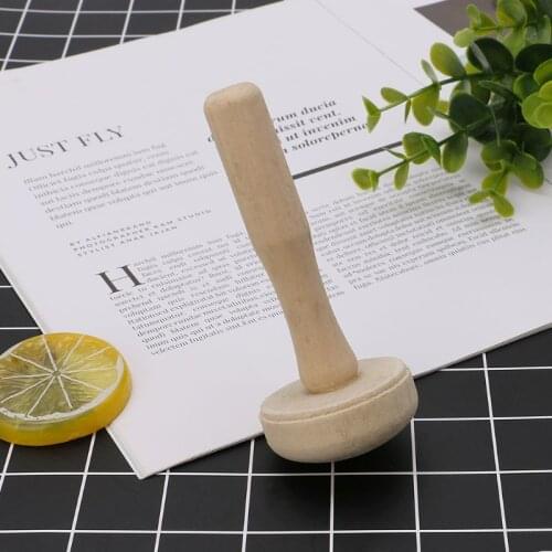 Wooden Mushroom Roller Paper Printing Ink Rubbing Use Art Craft Printmaking Tool E56C