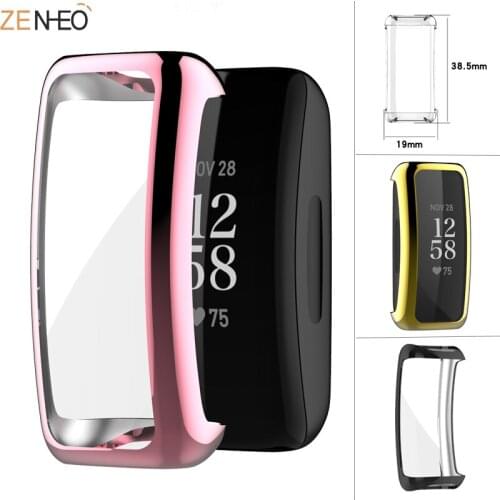 For Fitbit Inspire 2 Smart Watch TPU Shockproof Anti-scratch Cover Shell Protective Case For Inspire 2 Smartwatch Accessories
