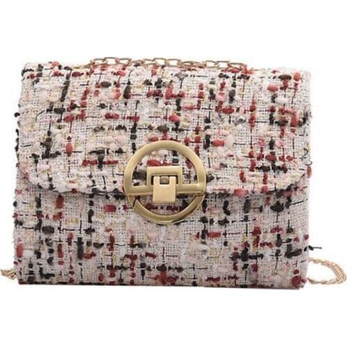 Women Girls Crossbody Purse Small PU Leather Shoulder Bag Chic Cross Body Handbags Satchel Chain Strap Fashion Bags