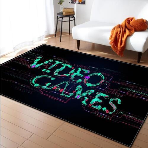 House Decor Rugs Geometric letter Print Carpets for living room bedroom big Area Carpet bathroom kitchen Non-slip Mat And Rug