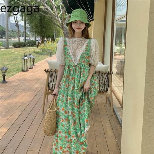 Ezgaga Summer Chiffon Dresses