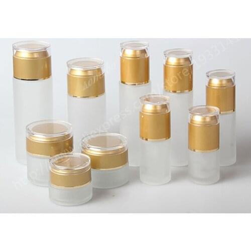 100pcs/lot 20ml 30ml 40ml 60ml 80ml 100ml spray bottles,lotion pump, Glass bottle for perfume,cream jars, frosted glass bottles