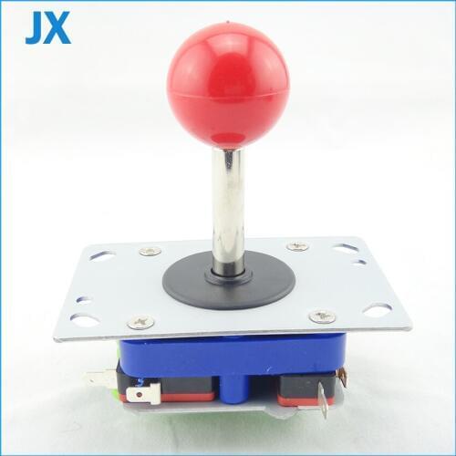 Red Head Classic 2 way 4 way 8 way Arcade Joystick PacMan Game Ball Pick A Color Zippy JoySticks 1pcs free shipping