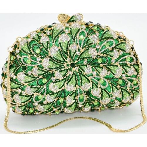 Clutch bag with diamond Ladies Clutch Luxury Elegant Handbag Single Shoulder Ladies Bag Elegant Design