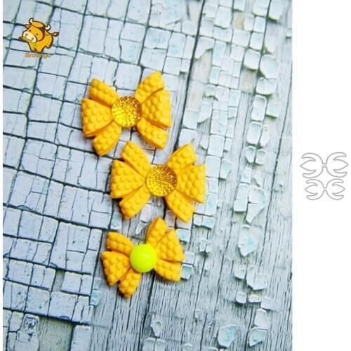 Metal Dies Bowknot Tie Craft Stencil Template for Embossing DIY Scrapbooking Paper Album Gift Cards Making Cutting Dies New