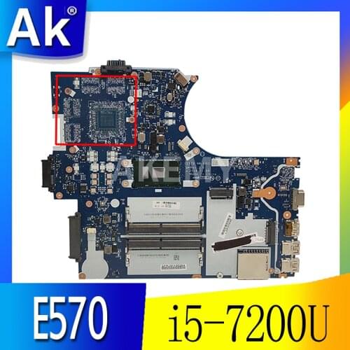 NM-A831 For Lenovo Thinkpad E570 E570C CE570 Laotop Mainboard NM-A831 Motherboard with i5-7200U CPU