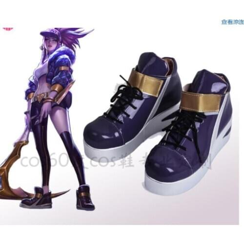 Akali KDA Shoes LOL kda Akali shoes cosplay shoes