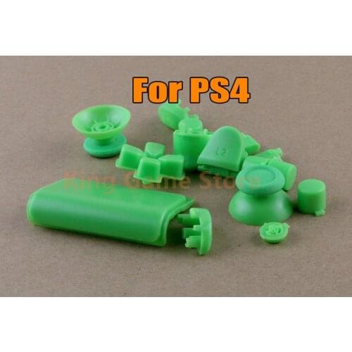 10sets Full Set Joystick R1 L1 R2 L2 Dpad Direction Key ABXY Buttons kits For Sony PS4 Controller JDS 001 JDS-011 JDM-001 011