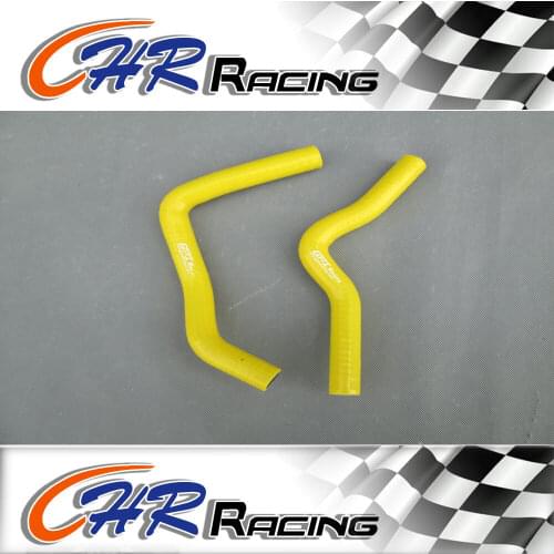 Silicone radiator hose for Suzuki RM85 RM 85 2002-2012 05 06 07 08 09 10 YELLOW